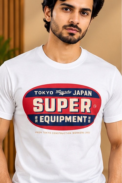 Superdry Equipment Graphic Print Round Neck T-Shirt
