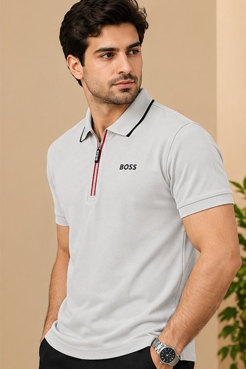 Boss Lycra Polo T-Shirt - Image 2