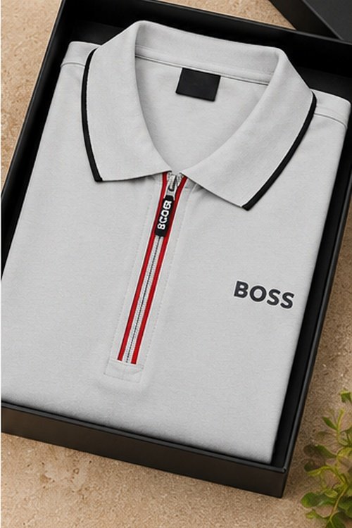 Boss Lycra Polo T-Shirt - Image 5